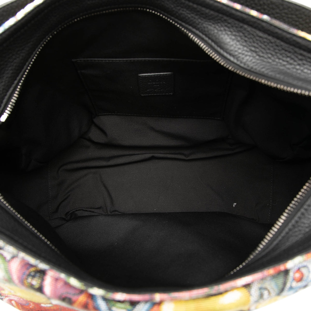 Dior Kenny Scharf Printed Canvas Soft Saddle Satchel