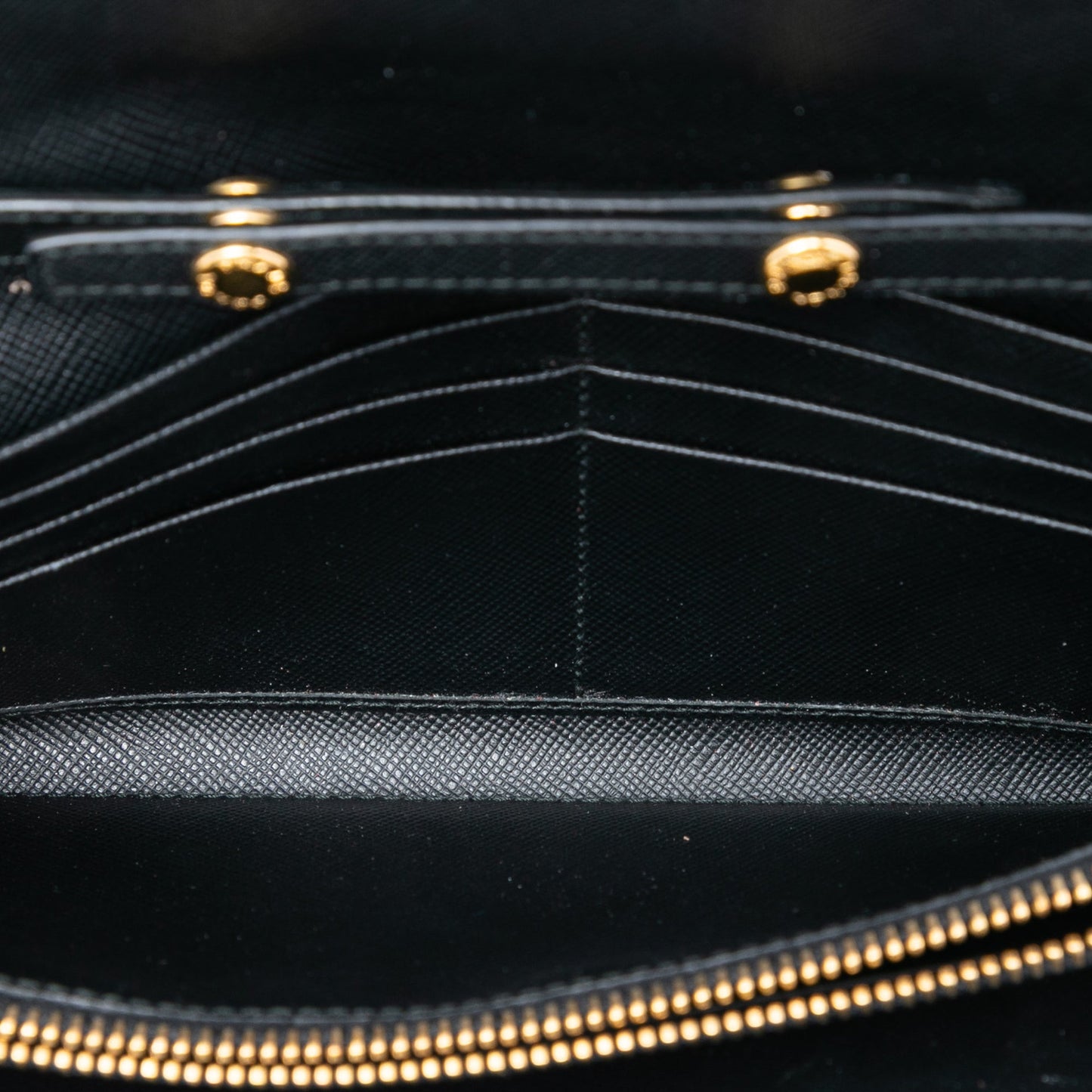 Prada Saffiano Lux Wallet On Chain