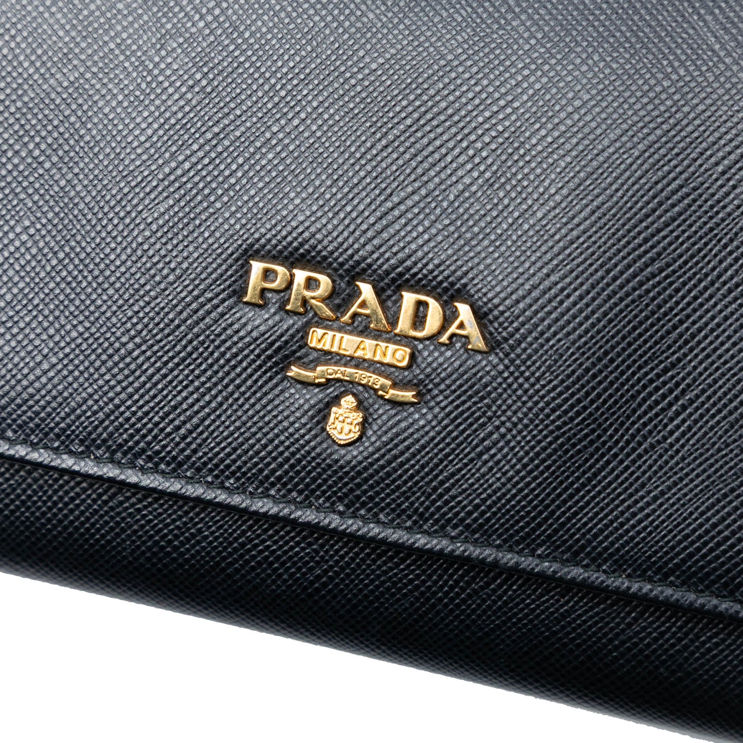 Prada Saffiano Lux Wallet On Chain