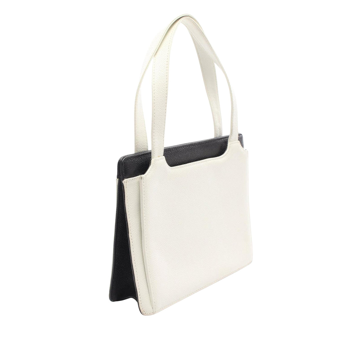 Chanel CC Caviar Reissue 2.55 Tote — White