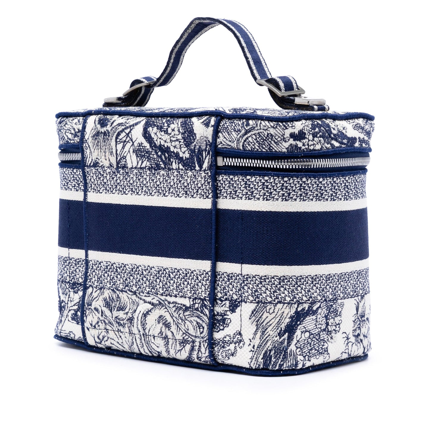 Dior Embroidered Canvas Toile De Jouy DiorTravel Vanity Case