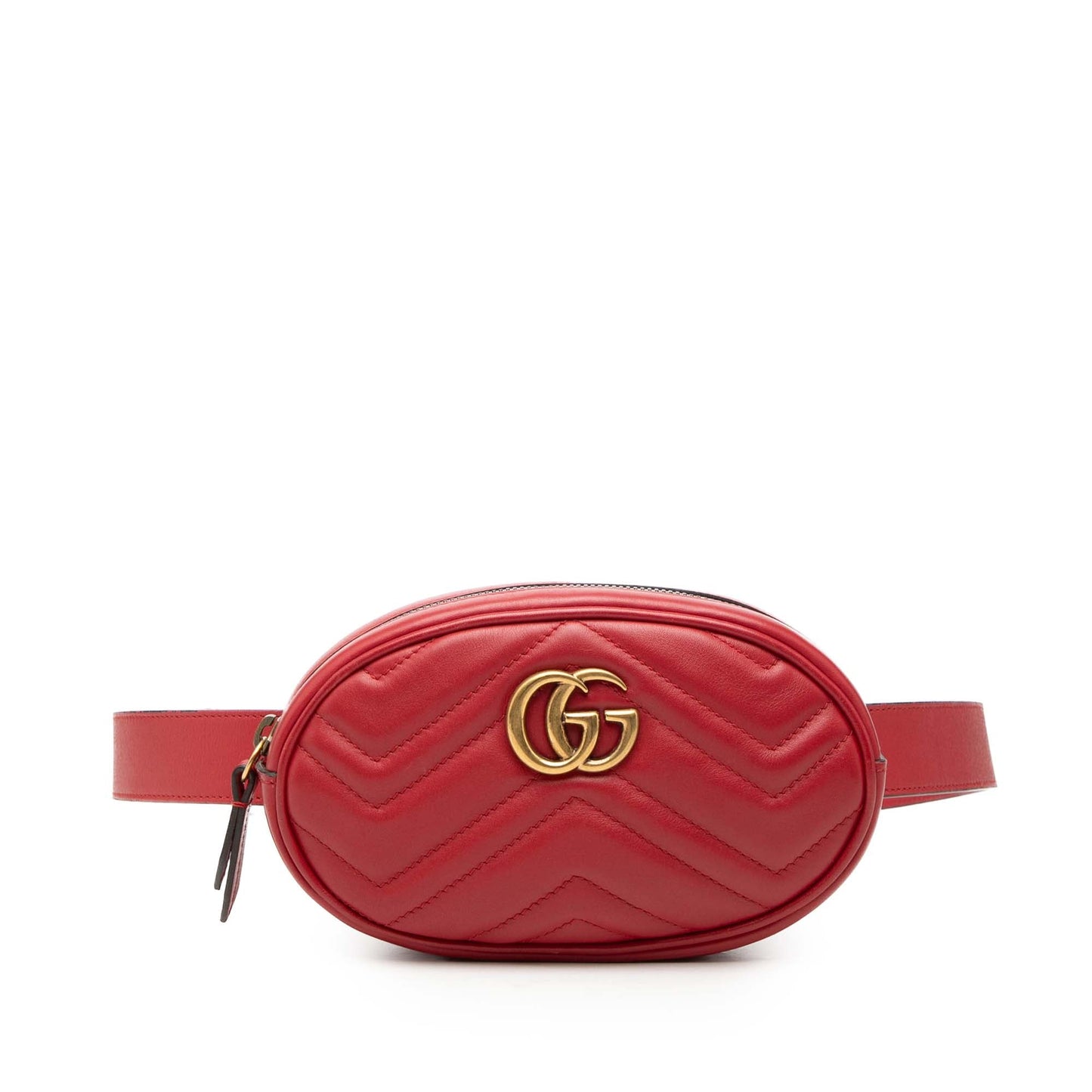 Gucci GG Marmont Matelasse Calfskin Belt Bag