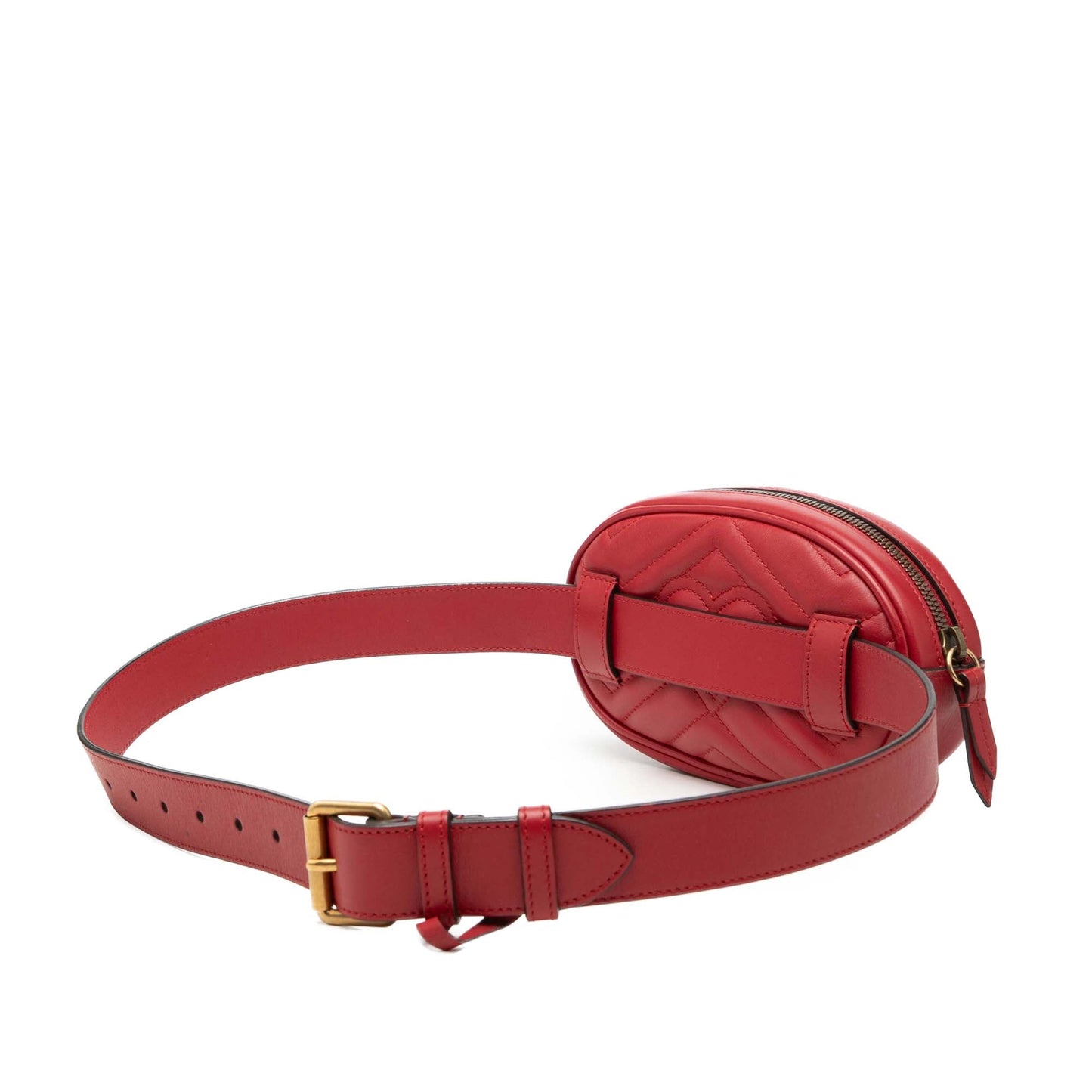 Gucci GG Marmont Matelasse Calfskin Belt Bag