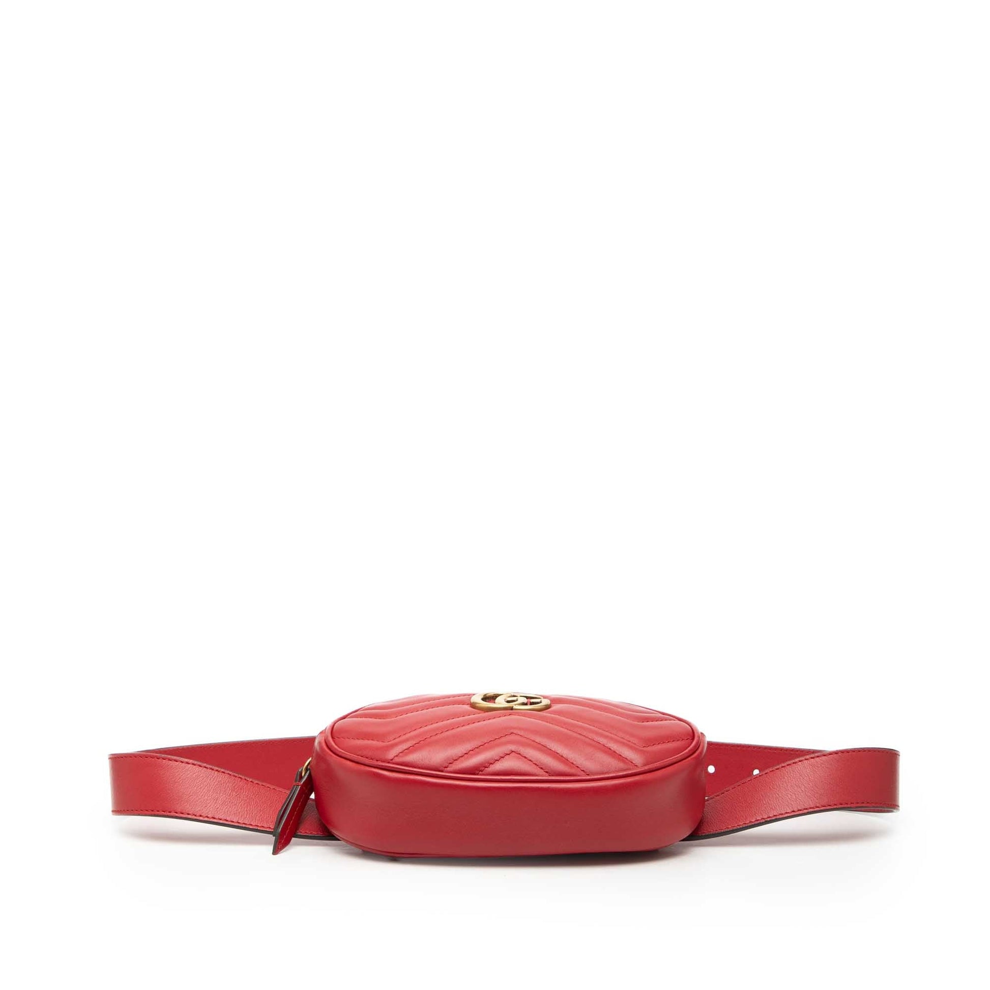 Gucci GG Marmont Matelasse Calfskin Belt Bag