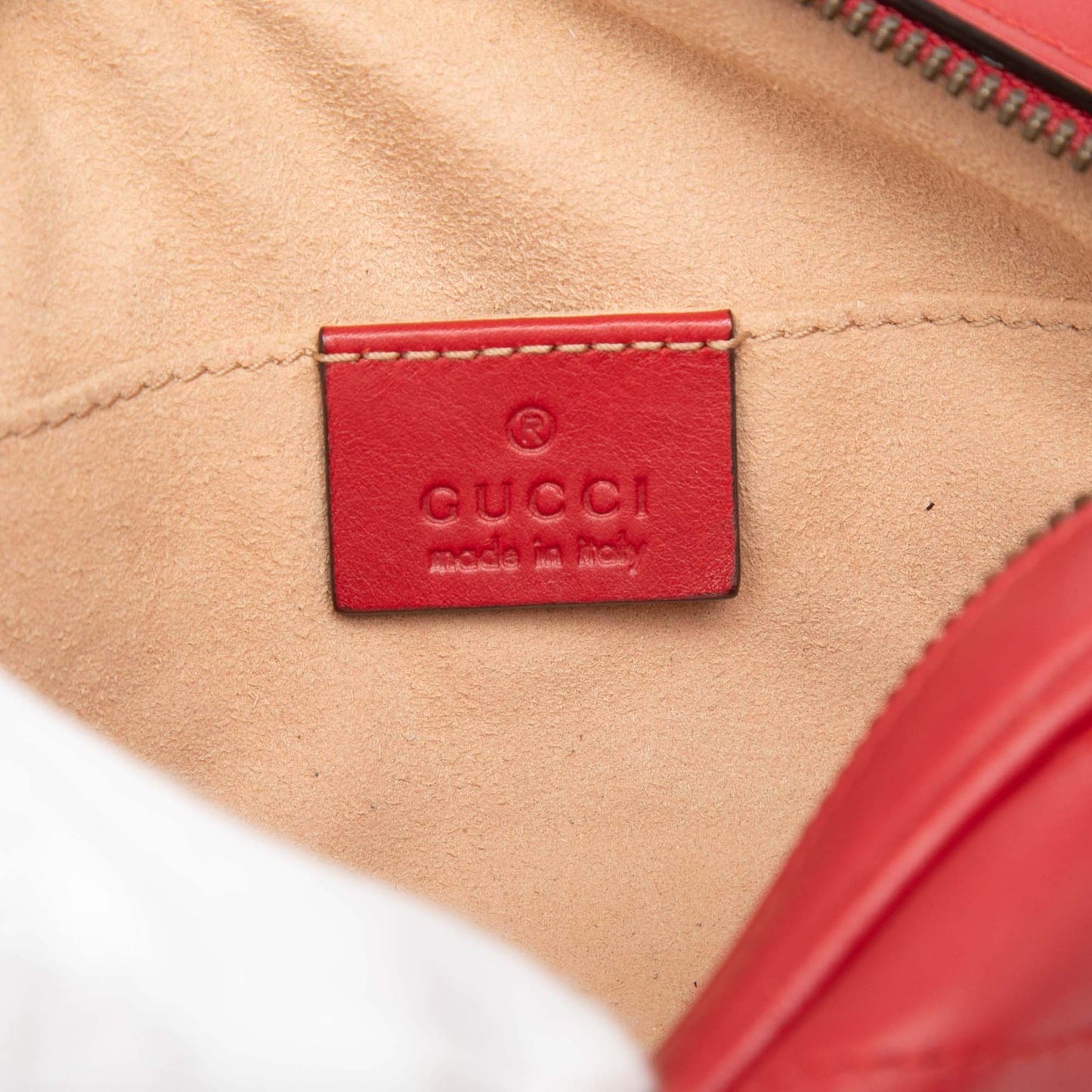 Gucci GG Marmont Matelasse Calfskin Belt Bag