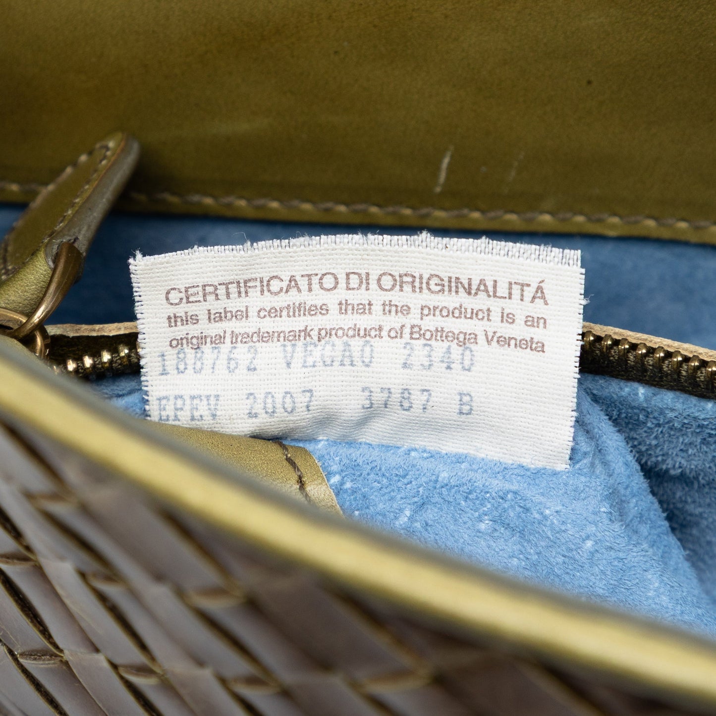Bottega Veneta Metallic Nappa Intrecciato Shoulder Bag