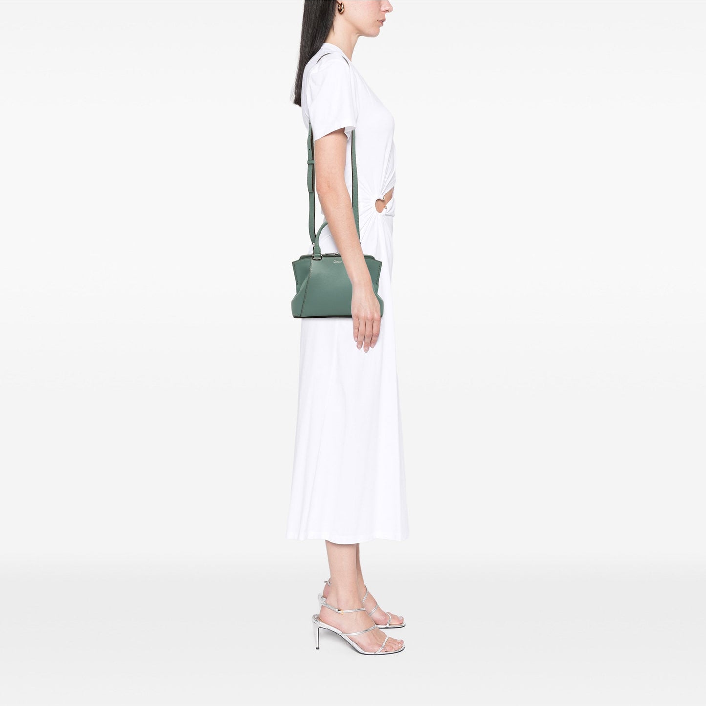 Cartier Small Leather C De Cartier Satchel