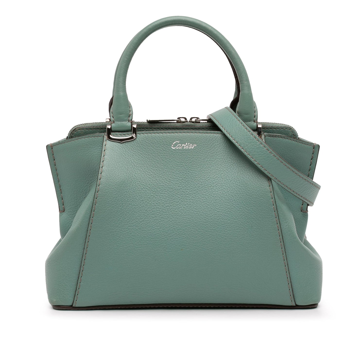 Cartier Small Leather C De Cartier Satchel