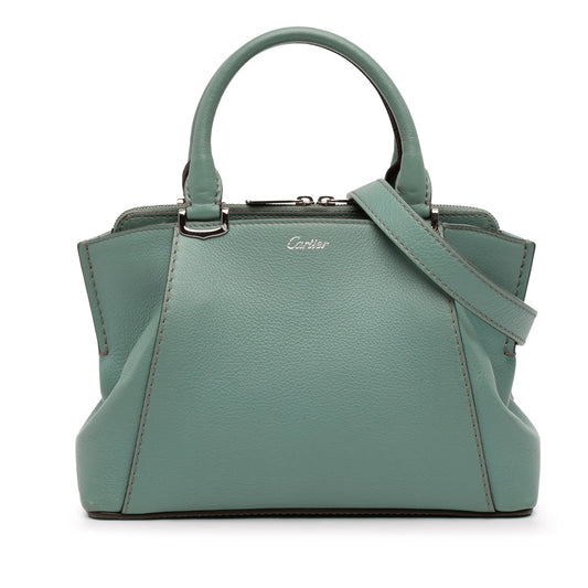 Cartier Small Leather C De Cartier Satchel