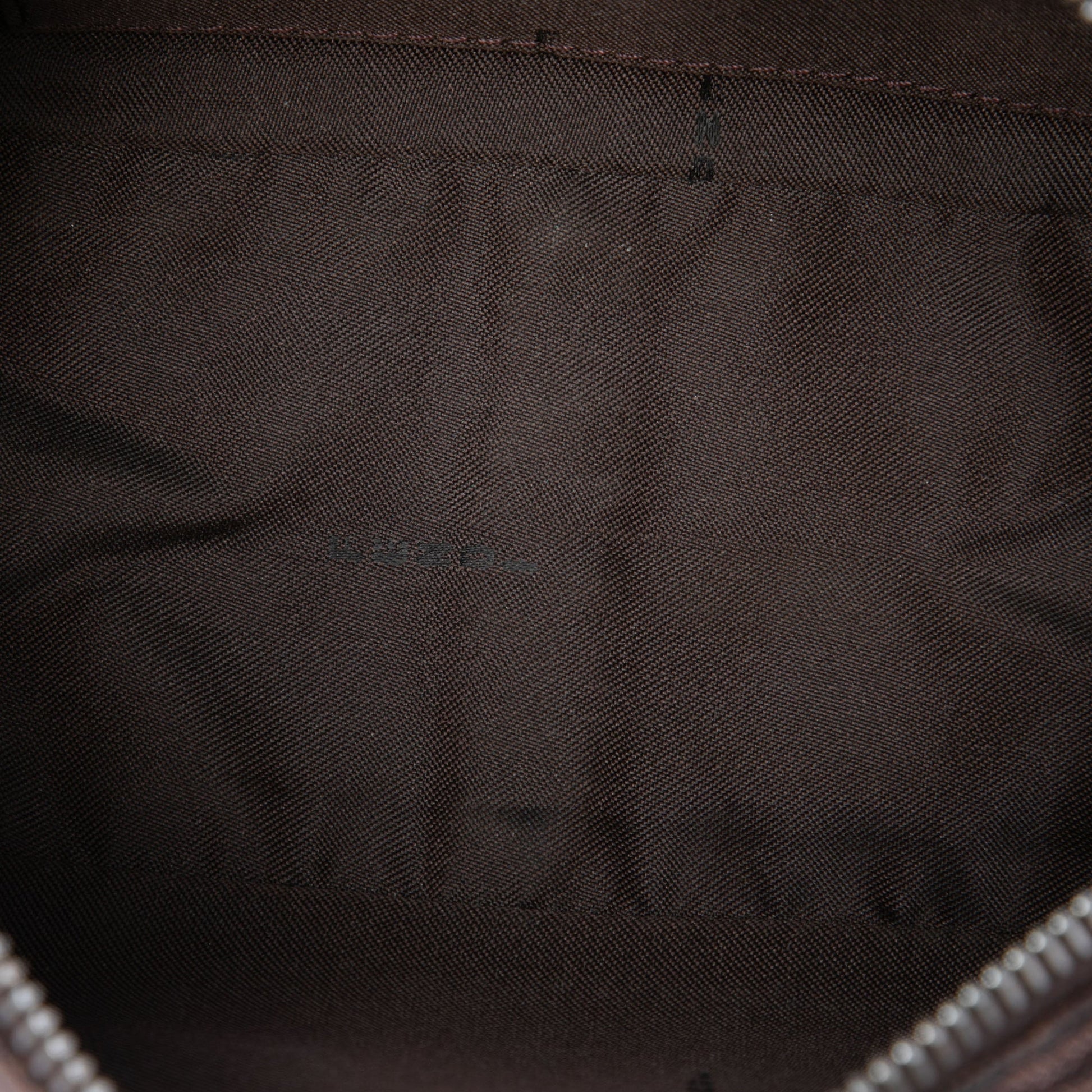 Fendi Zebra Print Canvas Pochette