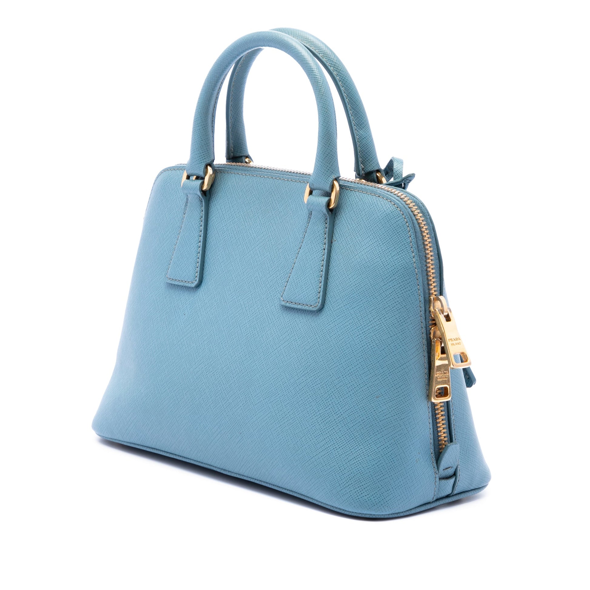 Prada Small Saffiano Lux Promenade Satchel