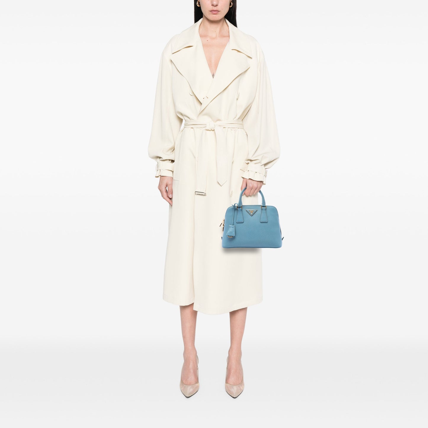 Prada Small Saffiano Lux Promenade Satchel