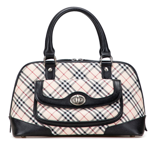 Burberry Nova Check Canvas Handbag