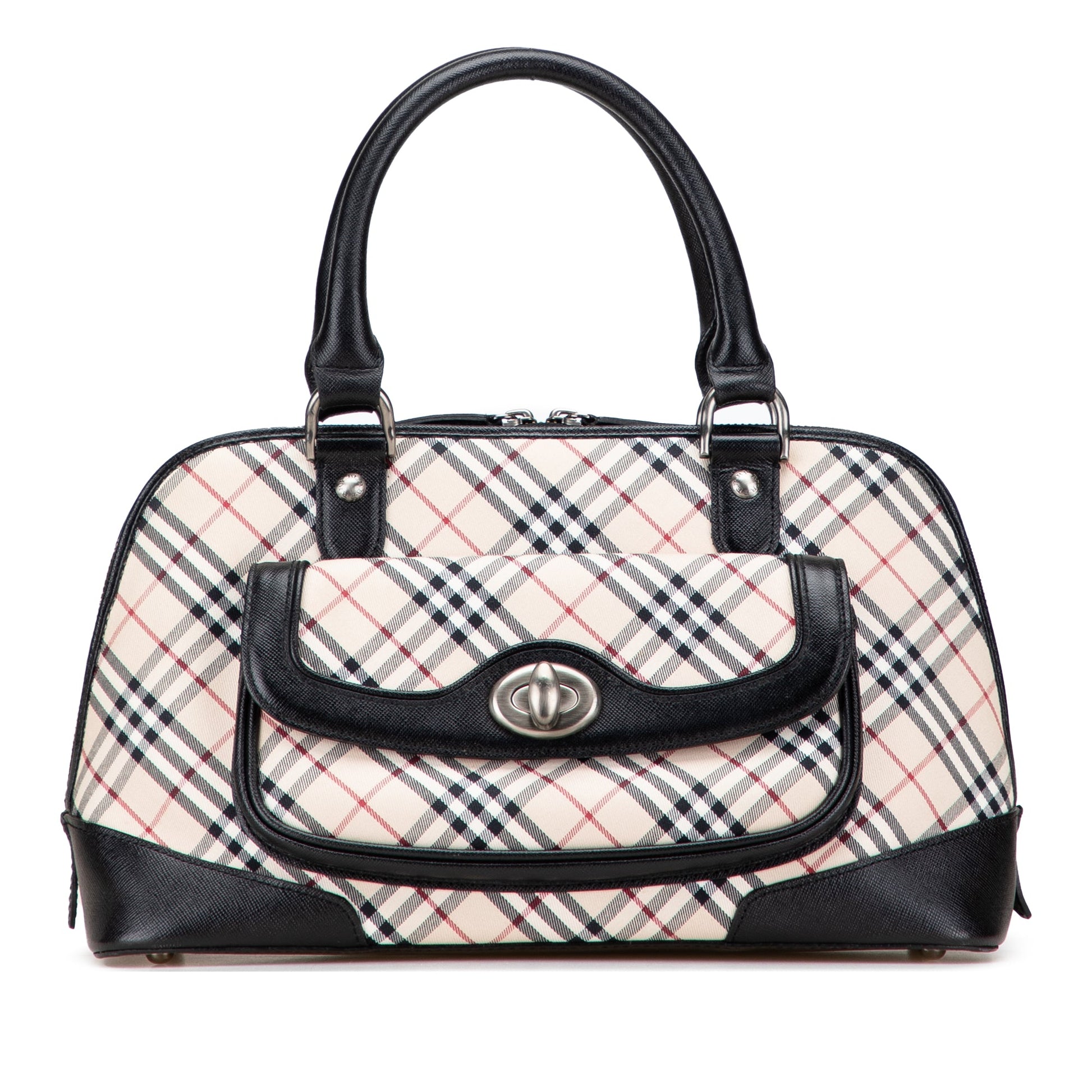 Burberry Nova Check Canvas Handbag