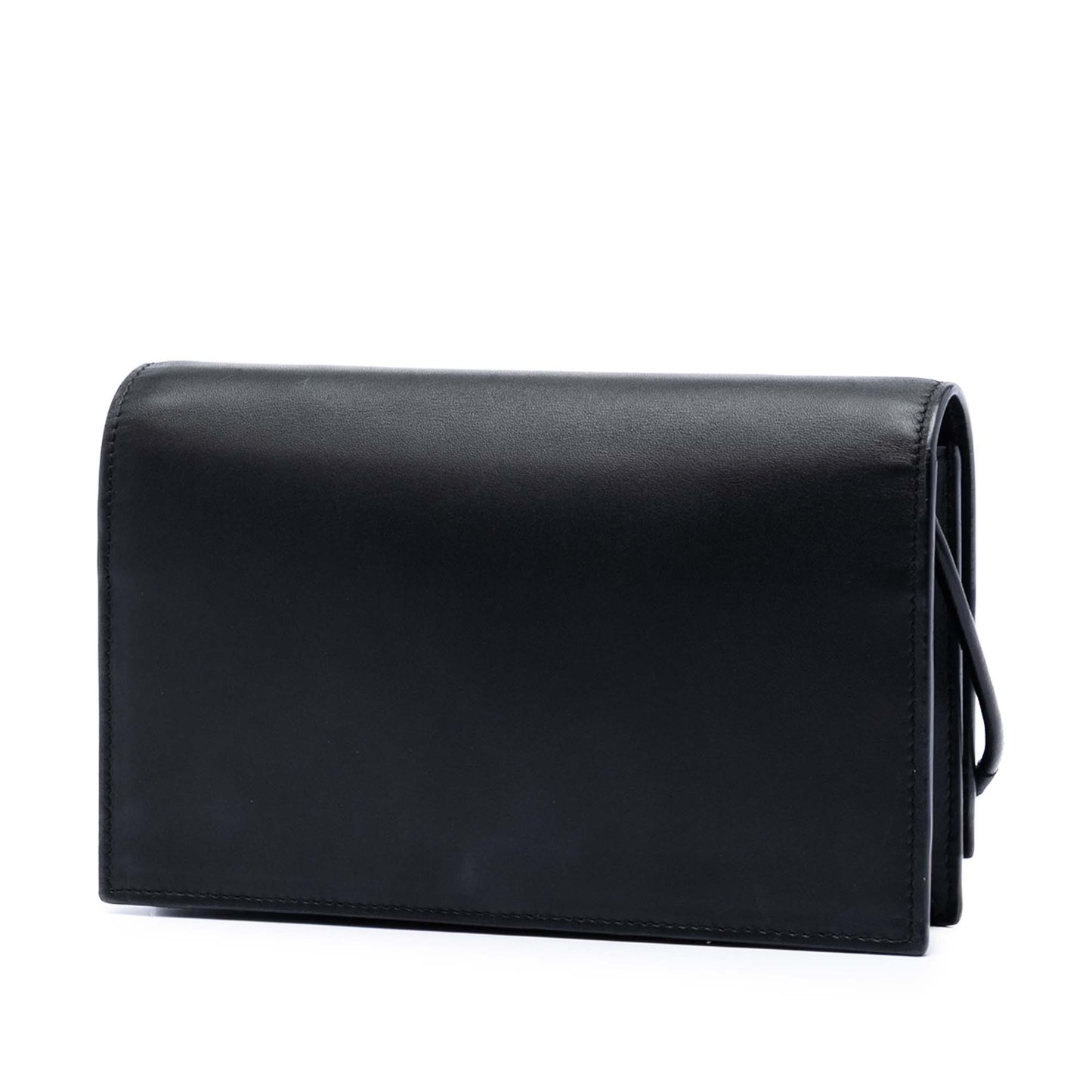 Saint Laurent Smooth Calfskin Monogram Kate Bicolor Tassel Wallet On Strap