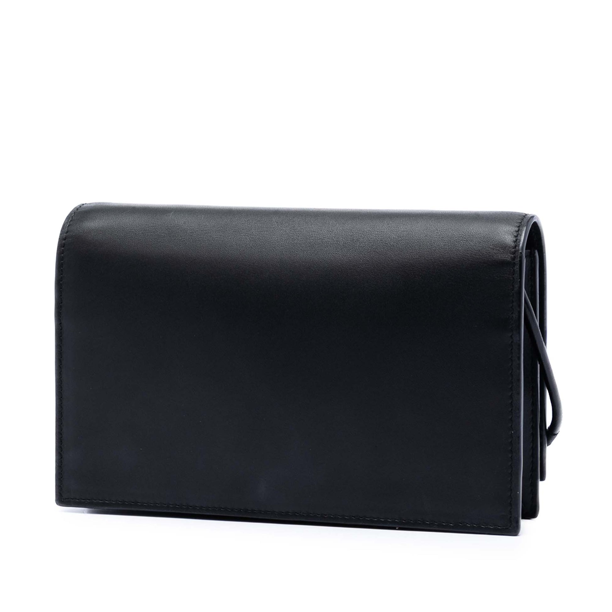 Saint Laurent Smooth Calfskin Monogram Kate Bicolor Tassel Wallet On Strap
