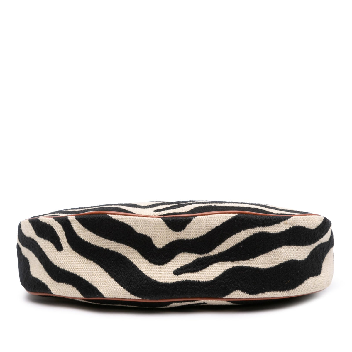 Celine Zebra Printed Canvas Ava Shoulder Bag