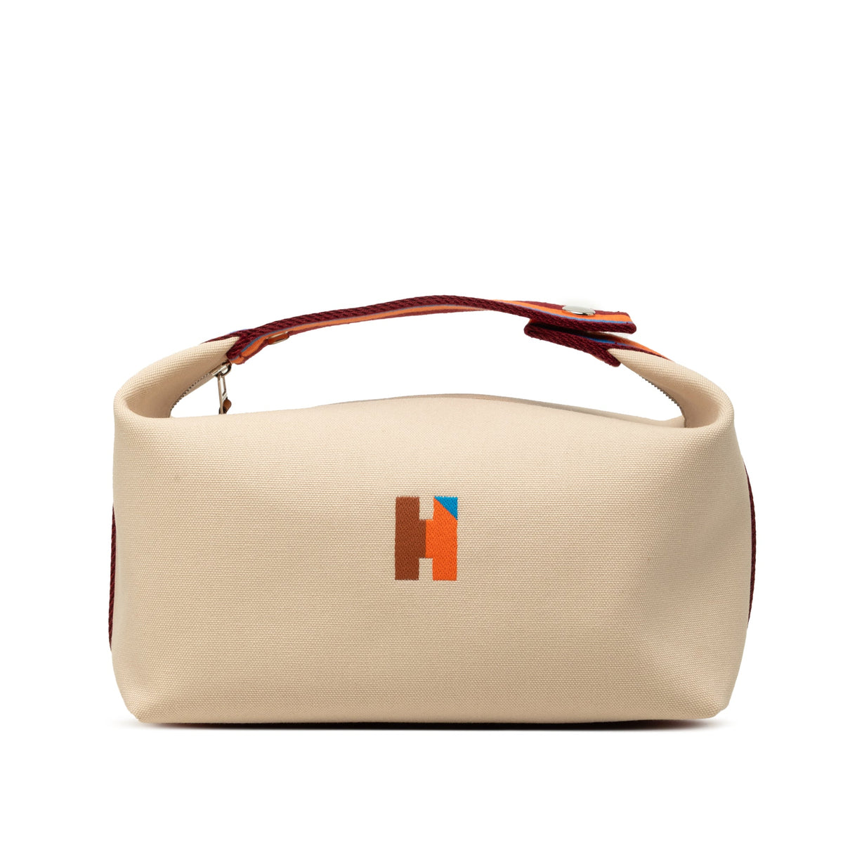 Hermès Large Toile Bride A Brac H Pavillon Case