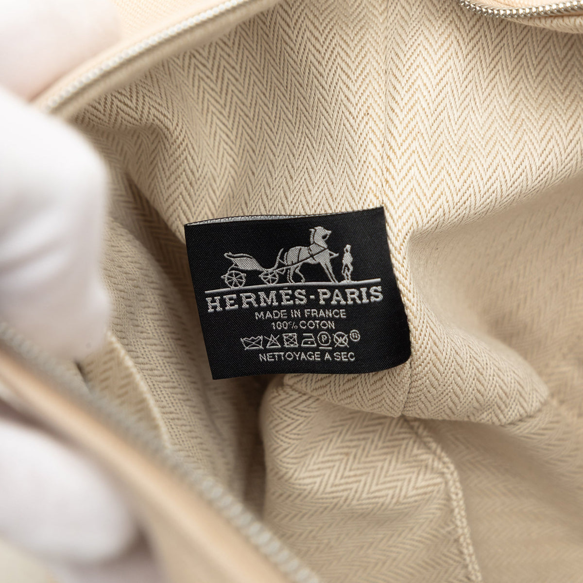Hermès Large Toile Bride A Brac H Pavillon Case