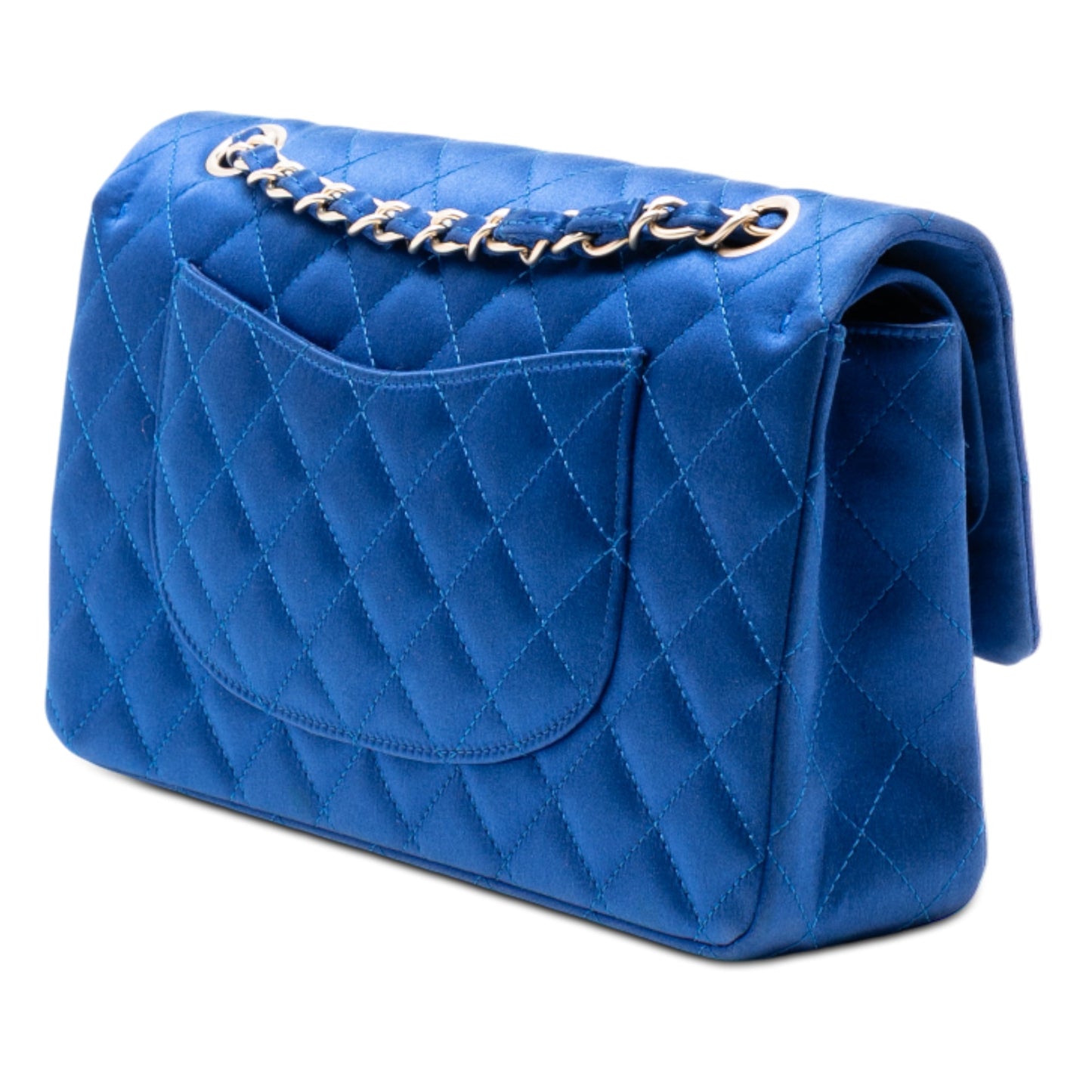 Chanel Medium Classic Satin Double Flap