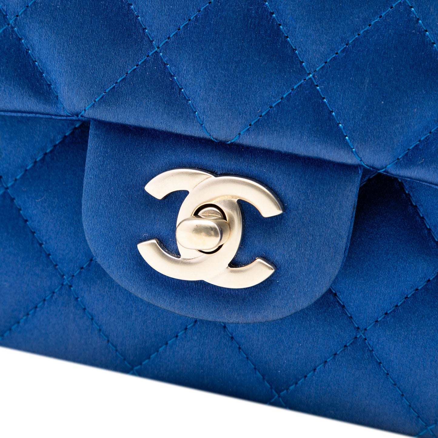 Chanel Medium Classic Satin Double Flap