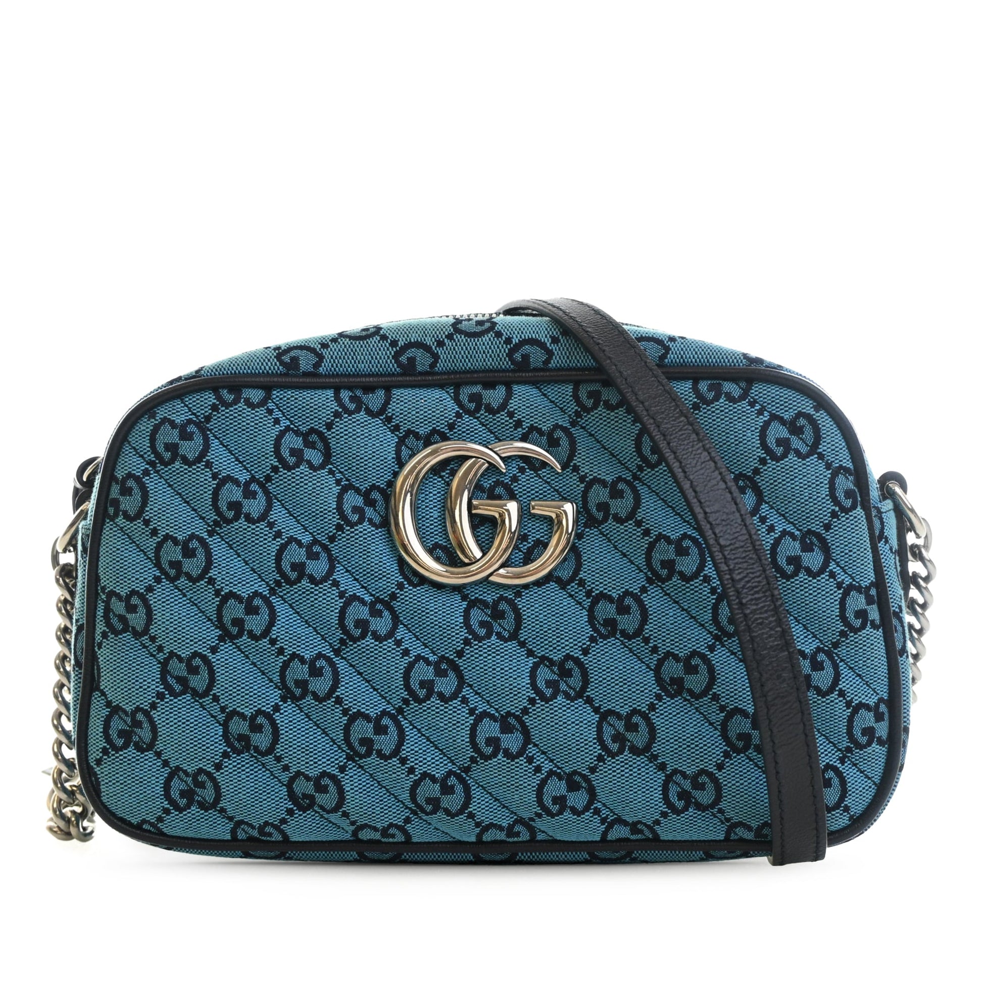Gucci Small GG Marmont Matelasse GG Canvas Crossbody