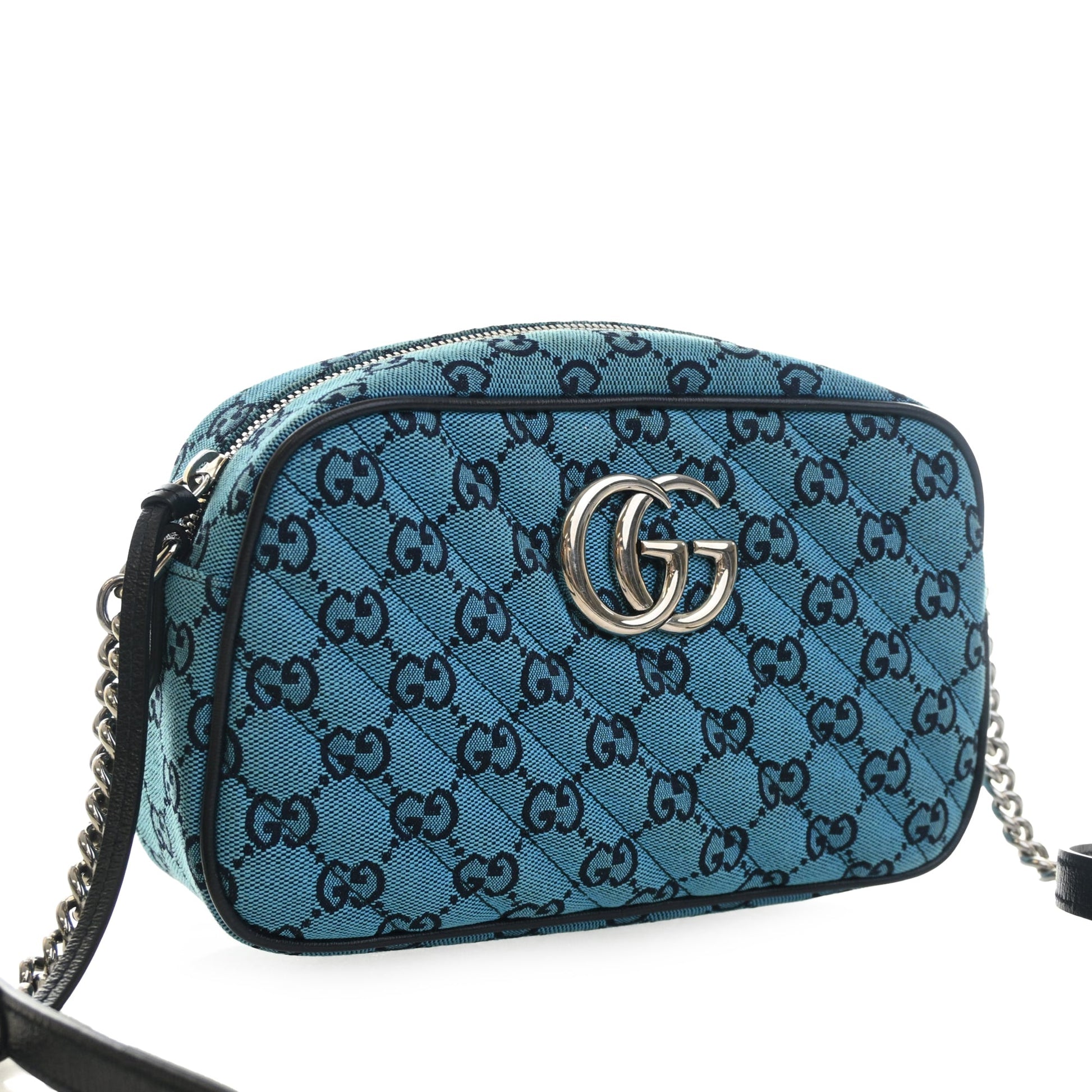 Gucci Small GG Marmont Matelasse GG Canvas Crossbody