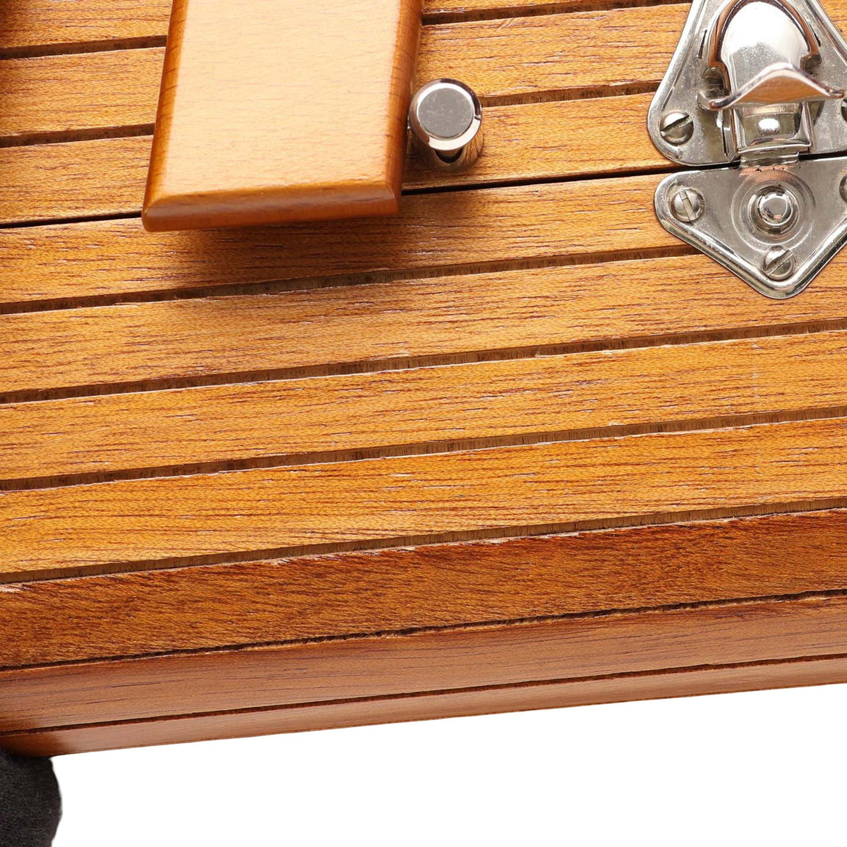 Chanel Wooden Logo Top Handle Bag