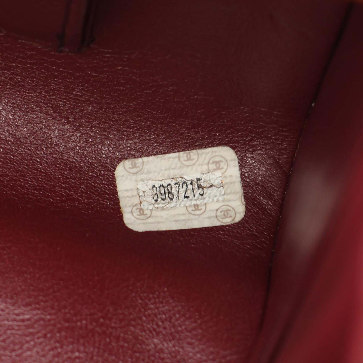 Chanel Wooden Logo Top Handle Bag