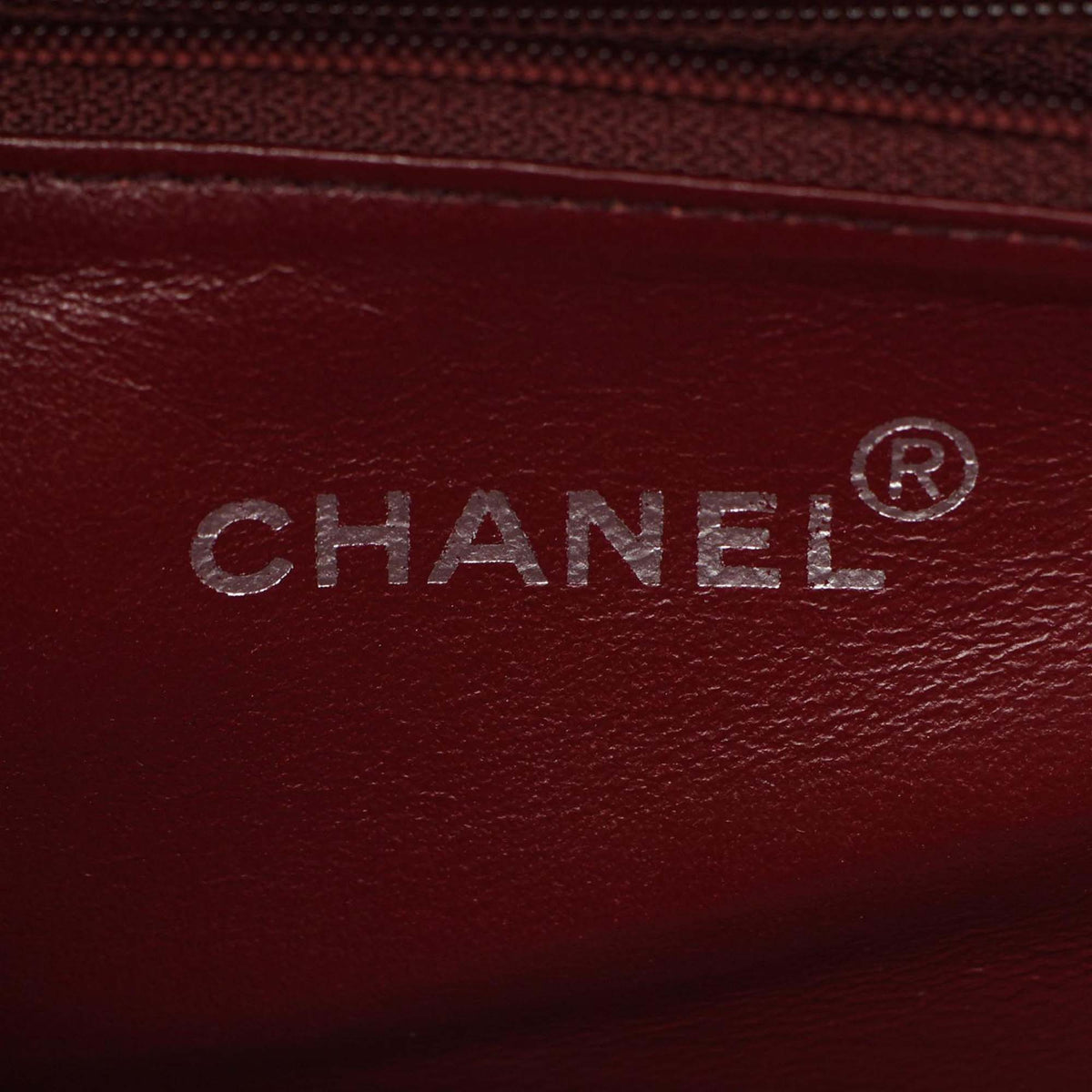 Chanel Wooden Logo Top Handle Bag