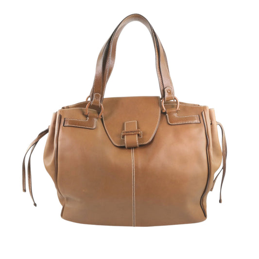 Ferragamo Leather Gancini Tote