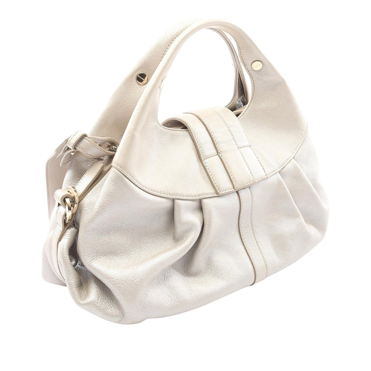 Bvlgari Leather Chandra Satchel