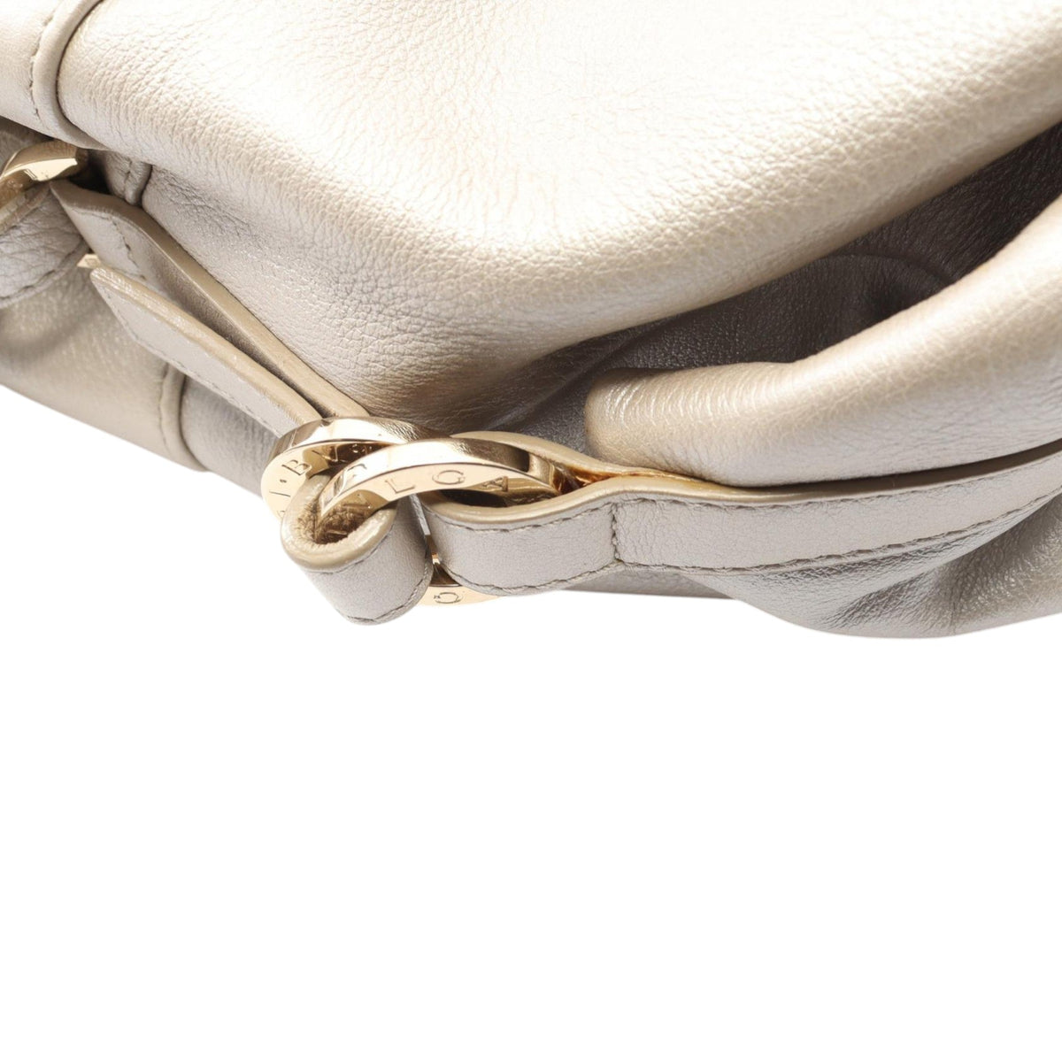 Bvlgari Leather Chandra Satchel