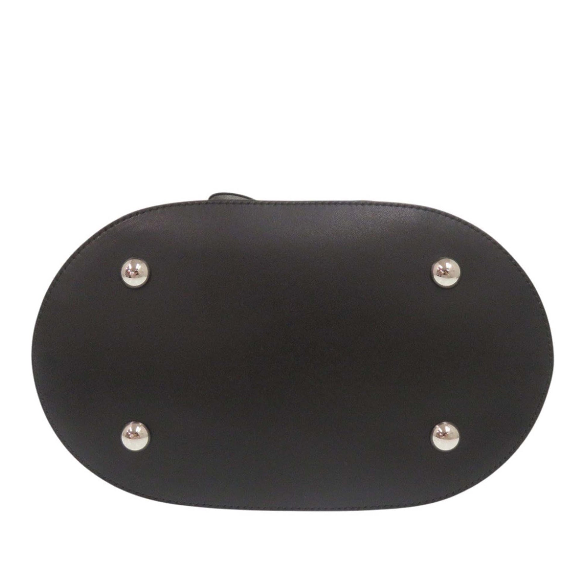 Ferragamo Studded Leather Vara Bow Bucket Bag