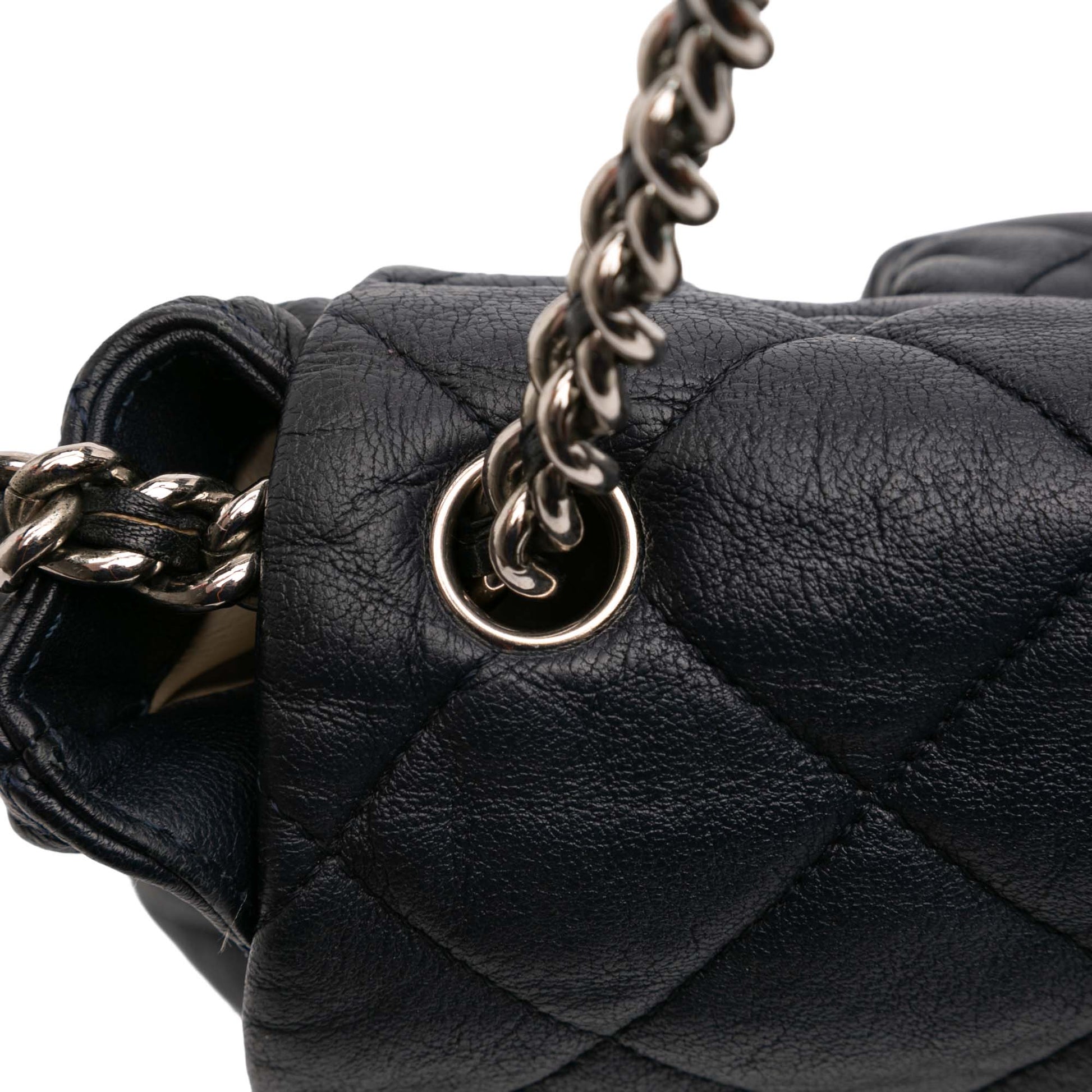 Chanel Large Washed Lambskin Chain Around Flap