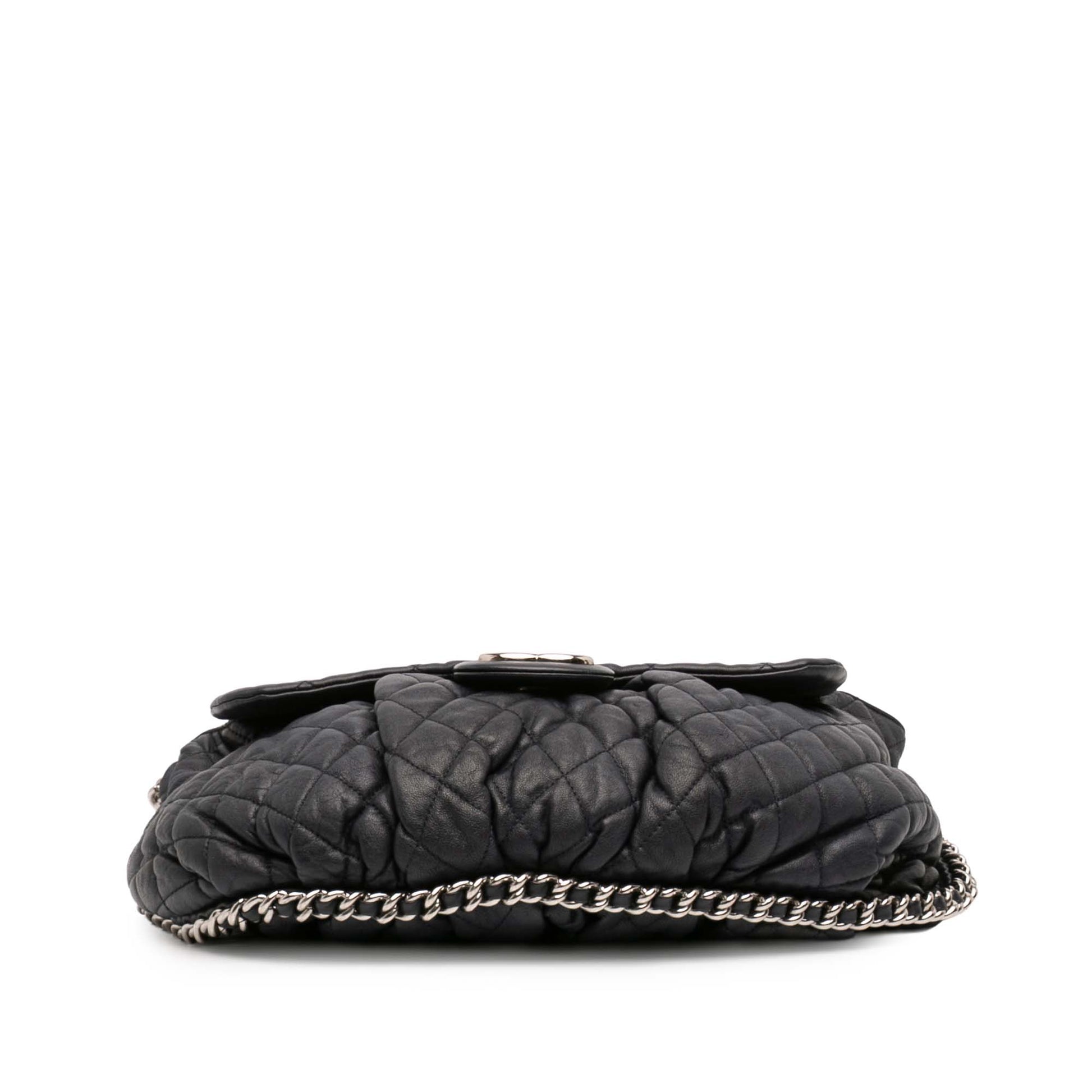 Chanel Large Washed Lambskin Chain Around Flap
