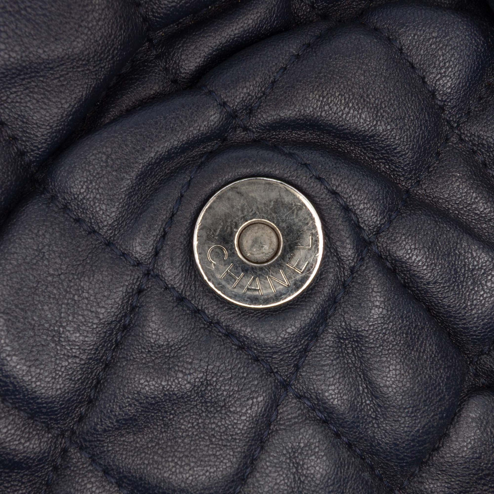 Chanel Large Washed Lambskin Chain Around Flap