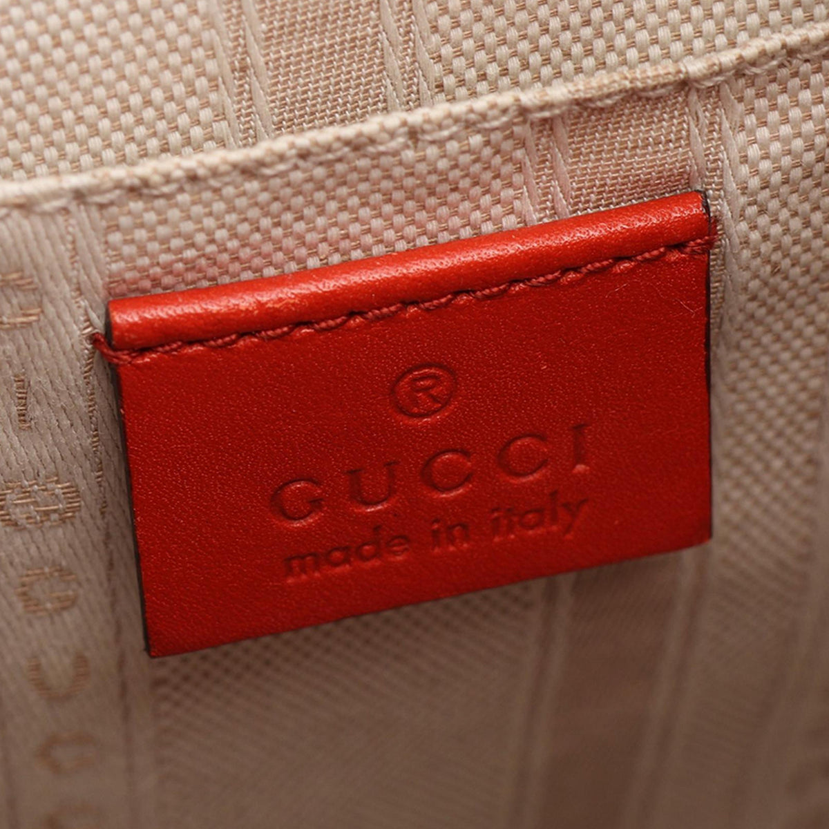 Gucci Diamante Leather Bright Bucket Bag