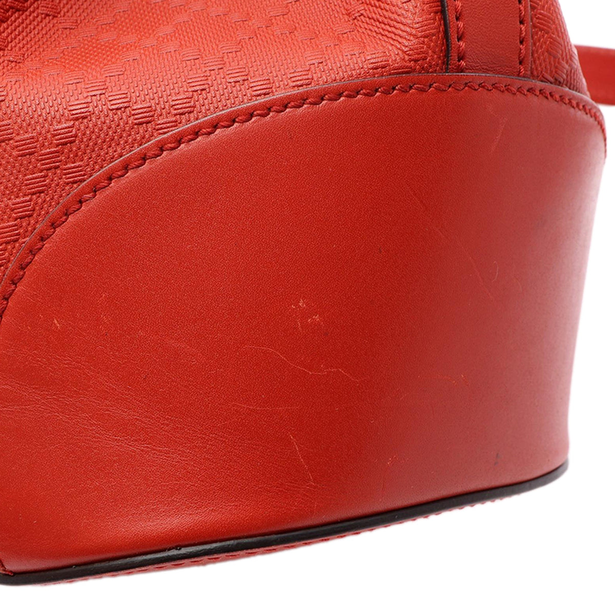 Gucci Diamante Leather Bright Bucket Bag