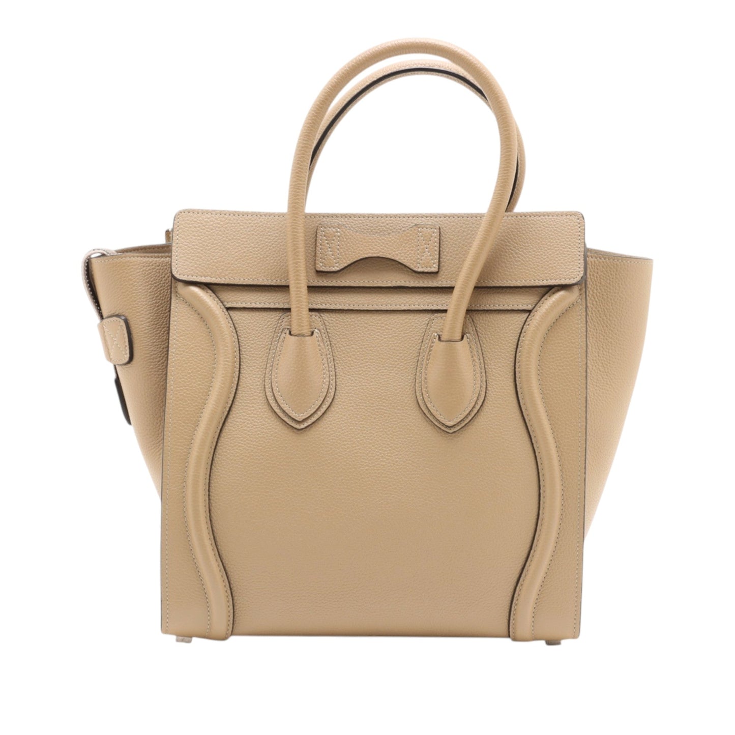 Celine Micro Drummed Calfskin Luggage Tote
