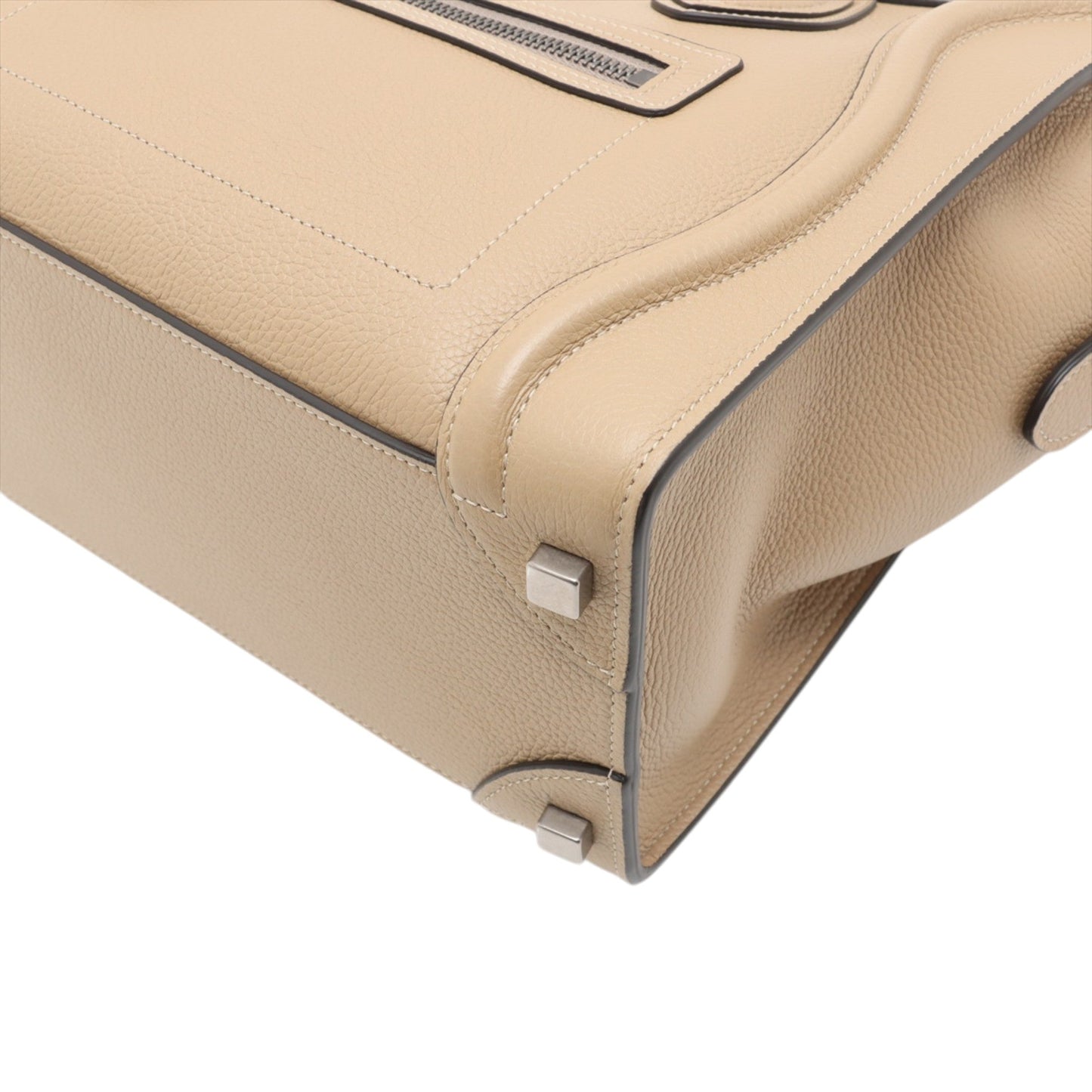 Celine Micro Drummed Calfskin Luggage Tote