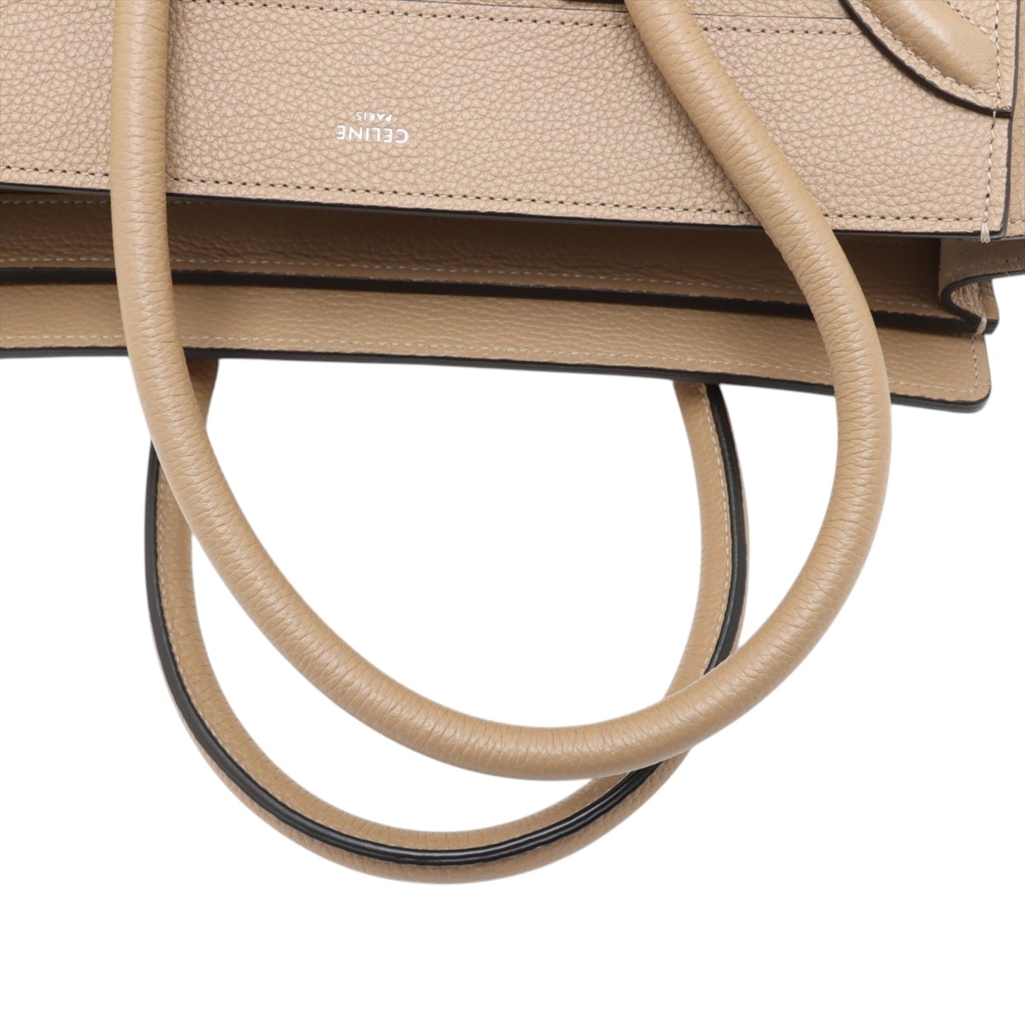 Celine Micro Drummed Calfskin Luggage Tote