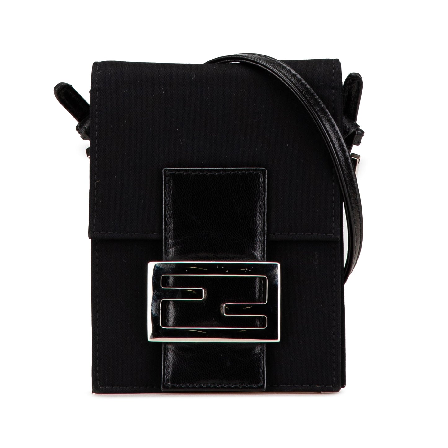 Fendi Mini Nylon FF Lock Crossbody