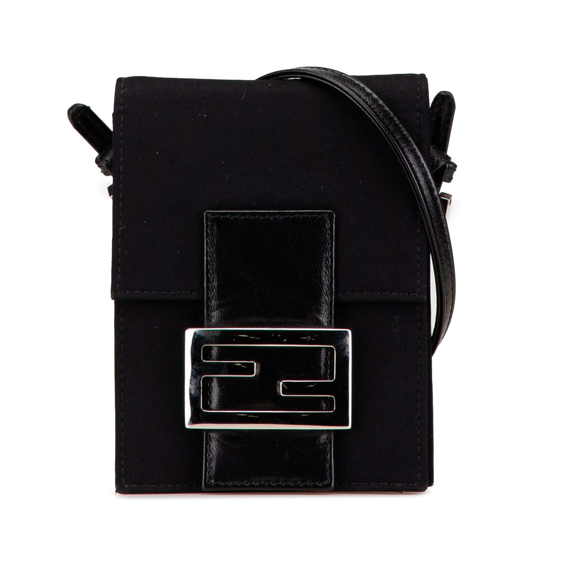 Fendi Mini Nylon FF Lock Crossbody