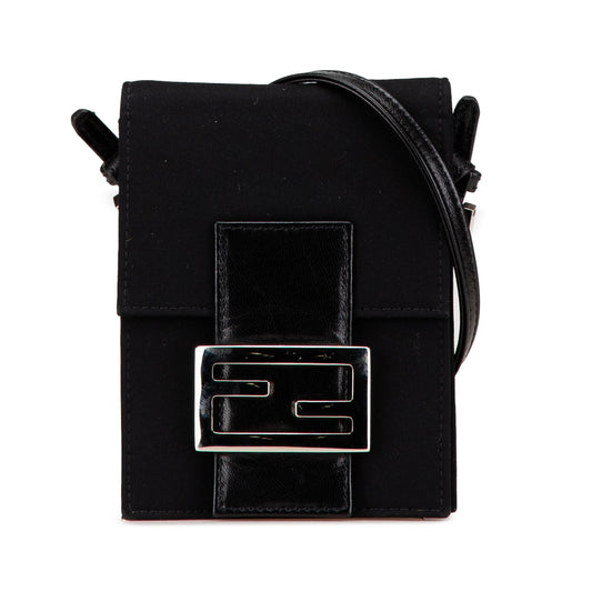 Fendi Mini Nylon FF Lock Crossbody