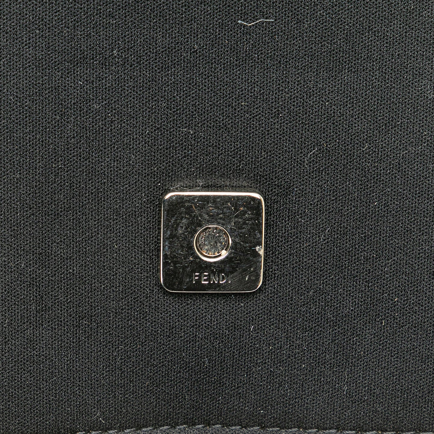 Fendi Mini Nylon FF Lock Crossbody