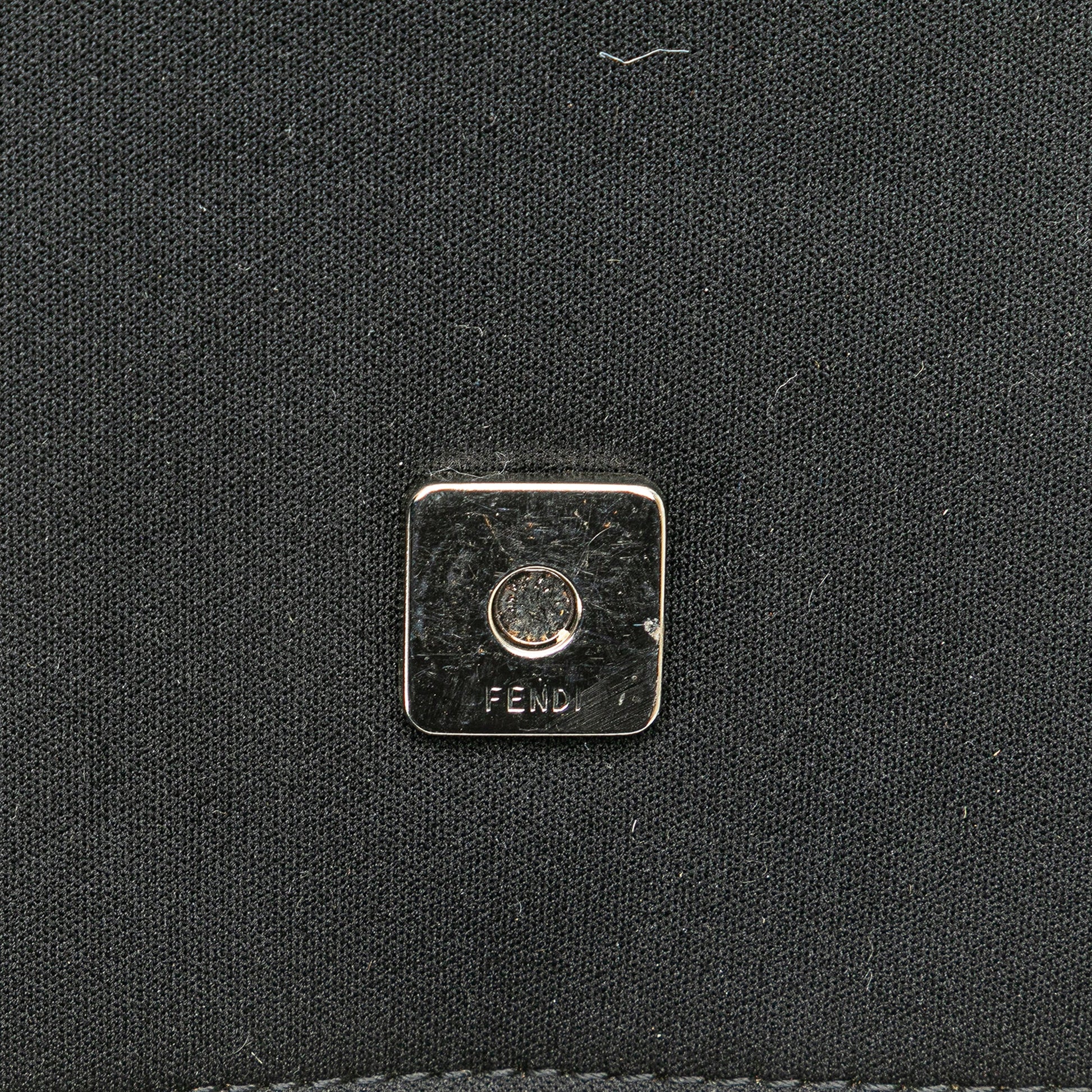Fendi Mini Nylon FF Lock Crossbody