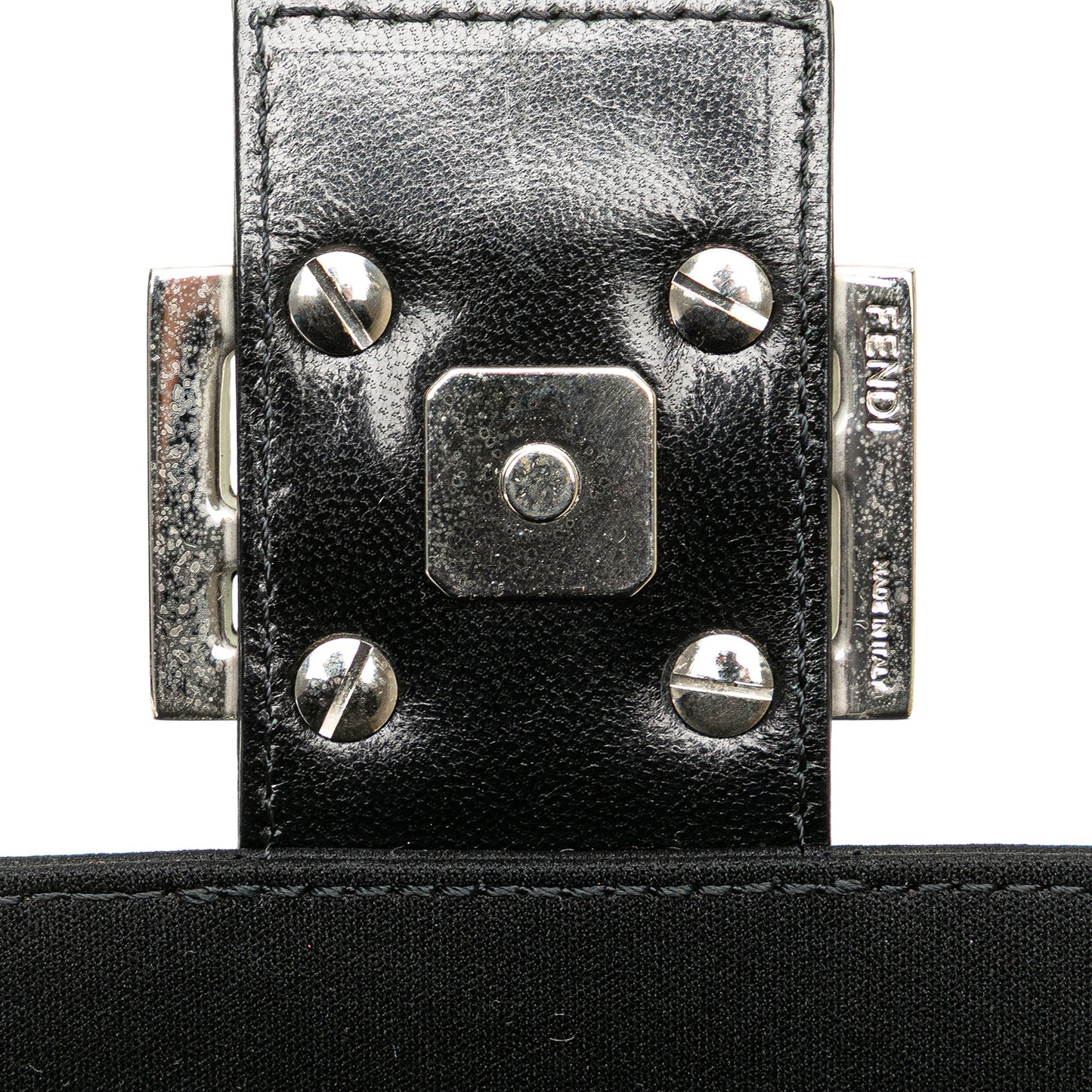 Fendi Mini Nylon FF Lock Crossbody