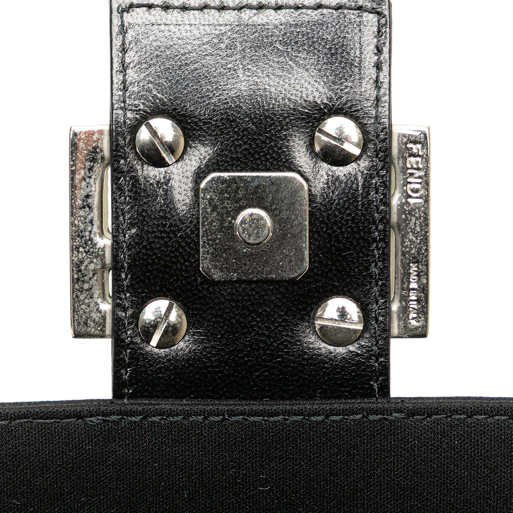 Fendi Mini Nylon FF Lock Crossbody