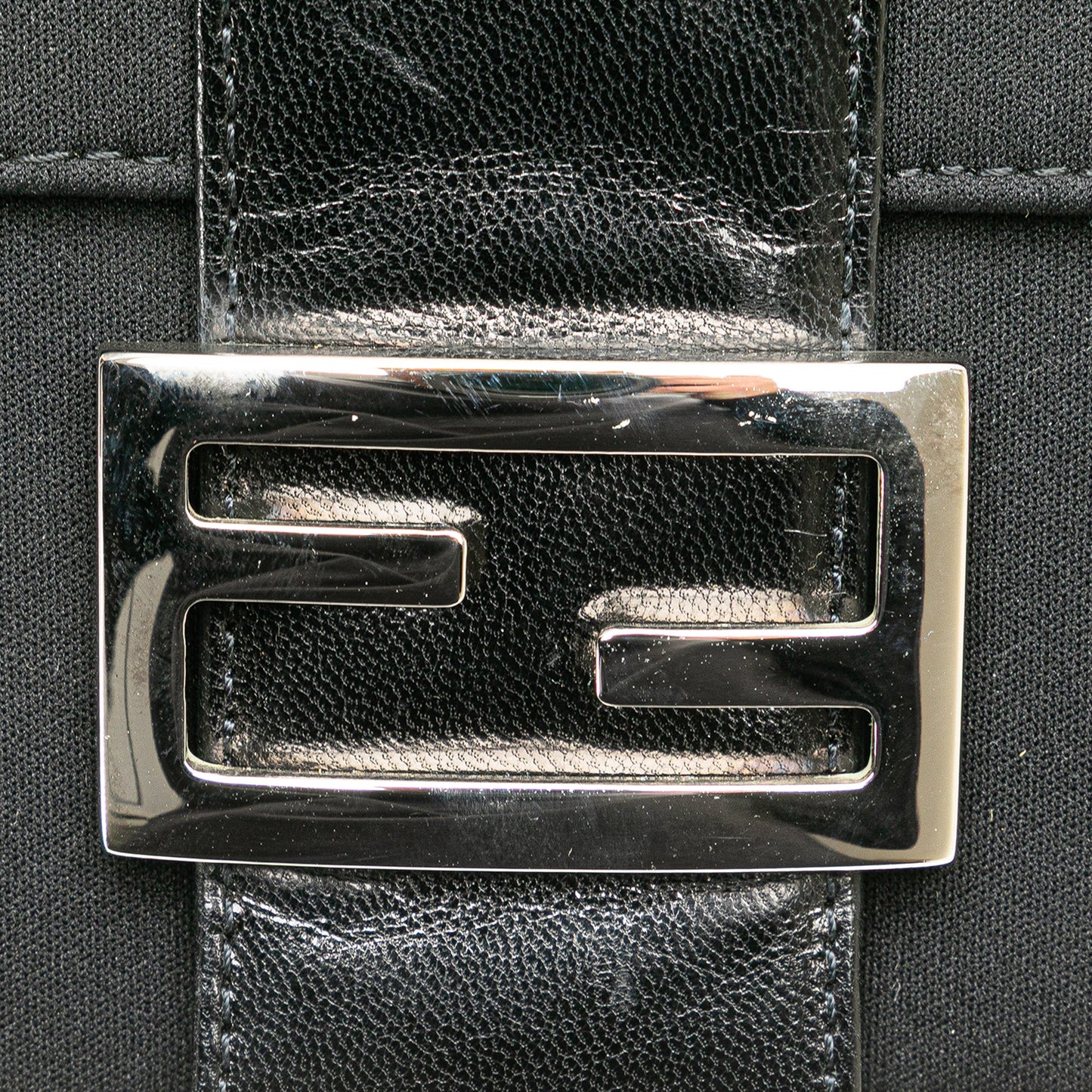 Fendi Mini Nylon FF Lock Crossbody